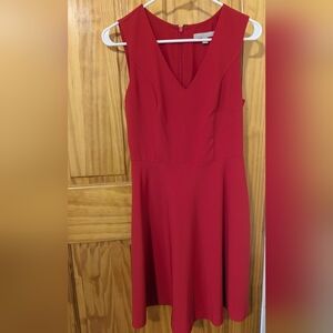 Banana Republic Vibrant Red Midi Dress